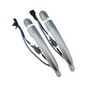 Rufutle Auto Exterior Door Handle for Renault Koleos 2.0 2008-2024, Silver Outside Door Handle with Button Front Rear