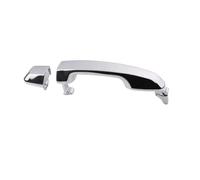Rufutle Auto Exterior Door Handle for Toyota Prado Land Cruiser 2010-2017, Rear LH/RH Door Outer Handle Cover Black Silver Exterior Door Handle 69211-60090
