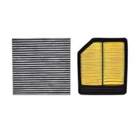 Rufutle Car Air Conditioner Filter for Civic VIII 2005-2011, 2Pcs Car Engine Cabin Air Filter Combo 80292-SDA-A01/17220-RNA-A00