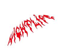 Rufutle Car Decal for Fit Civic Crider Inspire Accord City Odyssey Elysion Vezel, Rear Windshield Car Stickers Vehicle Body Vinyl Film Decal
