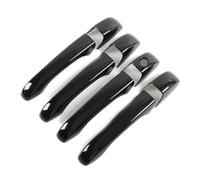 Rufutle Car Door Handle Cover for Dodge Journey 2009-2013, ABS Black Chrome Carbon Fiber Chrome Car Door Handle Cover Trim Sticker Car Accessories