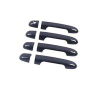 Rufutle Car Door Handle Cover for KIA Ceed Cee'd 2006-2012, ABS Glossy Black Chrome Carbon Fiber Car Door Handle Cover Trim