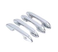 Rufutle Car Door Handle Cover for Lexus ES ES300H ES350 ES200 ES260 ES300 2018-2022, ABS Carbon Fiber Chrome Car Door Handle Cover Trim Sticker