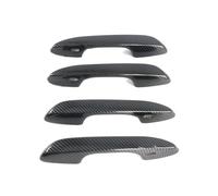 Rufutle Car Door Handle Cover for Lexus LS LS350 LS500 LS500h XF50 2018-2022, ABS Carbon Fiber Chrome Car Door Handle Cover Trim Sticker