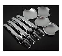Rufutle Car Door Handle Cover for Pilot 2009-2014, ABS Glossy Black Chrome Car Door Handle Cover Decor Trim