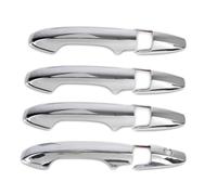 Rufutle Car Door Handle Cover for Pilot 2009-2014, ABS Glossy Black Chrome Car Door Handle Cover Decor Trim