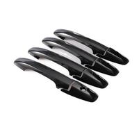 Rufutle Car Door Handle Cover for Pilot 2009-2014, ABS Glossy Black Chrome Car Door Handle Cover Decor Trim