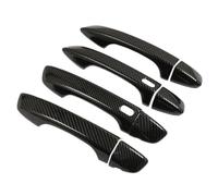 Rufutle Car Door Handle Cover for Skoda Superb 3 2016-2021, ABS Carbon Fiber Chrome Car Side Door Handle Cover Trim Sticker
