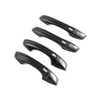 Rufutle Car Door Handle Cover for VW Atlas TERAMONT 2016-2021, ABS Carbon Fiber Chrome Car Door Handle Cover Trim Sticker Accessories