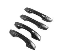 Rufutle Car Door Handle Cover for VW Atlas TERAMONT 2016-2021, ABS Carbon Fiber Chrome Car Door Handle Cover Trim Sticker Accessories
