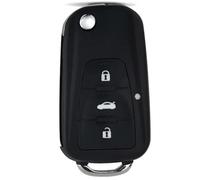 Rufutle Key Fob for MG MG5 MG7 GT GS, for Roewe 350/360/750 W5, 3 Buttons Car Key Shell No Chip With Uncut Key