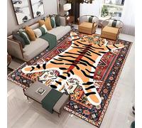 Rug, 3D Printed Wild Animal Tiger Skin 160 X 230 Cm Memory Foam Interlayer Anti-Skid Carpet For Bedroom, Living Room, Children'S Room, Home Decoration Art Mat - Polyester Soft Touch -62305403614