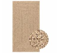 vidaXL Rug ZIZUR 80x150 cm Jute Look Indoor and Outdoor