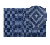Rug ADATEPE Navy Blue 140 x 200 cm Viscose