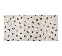 Beliani Rug Afis Beige 80 X 150 Cm Cotton