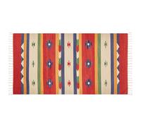 Rug ALAPARS Multicolour 80 x 150 cm Cotton Kilim