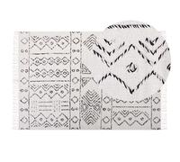 Rug ALKENT White 140 x 200 cm Wool
