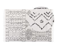 Rug ALKENT White 160 x 230 cm Wool