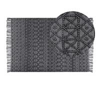 Rug ALUCRA Black 160 x 230 cm Wool