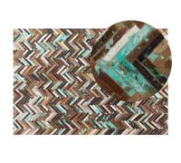 Rug AMASYA Brown 140 x 200 cm Leather