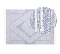 Rug ANSAR Blue 140 x 200 cm Cotton