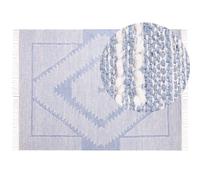 Rug ANSAR Blue 160 x 230 cm Cotton