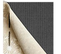 Rug Anti Slip 115 x 185 cm Washable, Waterproof Shelf Drawer Liner Cut to Size for Rugs on Laminate, Wooden, Vinyl Floors, The Kitchen, Home, Office More, Black