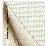 Rug Anti Slip 80 x 160 cm Washable, Waterproof Shelf Drawer Liner Cut to Size for Rugs on Laminate, Wooden, Vinyl Floors, The Kitchen, Home, Office More, off white