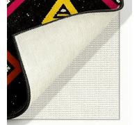 Rug Anti Slip 80 x 80 cm Washable, Waterproof Rug Anti Slip Non Washable for Rugs, Drawers Shelves, Underlay for Laminate and Wooden Floors, off white