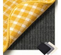 Rug Anti Slip Underlay 100 x 270 cm Waterproof, with Reusable & Odor-Free, Cut-To-Size, Washable, Customisable Size, Anti Slip Mat Grip, Gripper Underlay for Kitchen, Home, Black