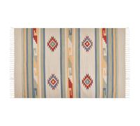 Rug APARAN Beige 140 x 200 cm Cotton Kilim