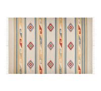 Rug APARAN Beige 200 x 300 cm Cotton Kilim
