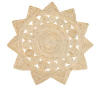 Rug ARABAN Beige ø 120 cm Jute