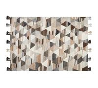 Rug ARGAVAND Beige 160 x 230 cm Wool Kilim