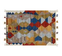 Rug ARZAKAN Multicolour 160 x 230 cm Wool Kilim