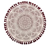 Rug AYAKLI Red ø 120 cm Cotton