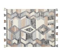 Beliani Rug AYGEZARD Multicolour 160x230 cm Wool Kilim, Multi
