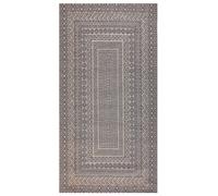 Beliani Rug Baglar Grey 80 X 150 Cm Jute