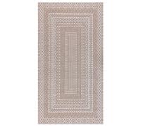 Beliani Rug Baglar White 80 X 150 Cm Jute