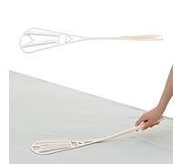 Rug Beater, Hand Duster Manual Quilt Duster, Flexible 2 Sided Dust Removal Racket Space Saving Hand for Clothing Carpet Quilt Sofa and Curtains