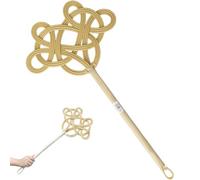 Rug Beater, Rattan Manual Hollow Carpet Beater with Comfort Handle for Quilt Pillow down Jacket, Carpet Fluffer