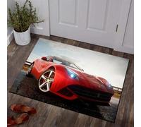 Rug Bedroom Living Room Kids Rug 3D Racing Sports Car Car Carpet Boys Teens Mat Flannel Nursery Rug Runner Doormat Polyester Material - Easy Clean 50 X 80 Cm -3D1K7A6K7P3