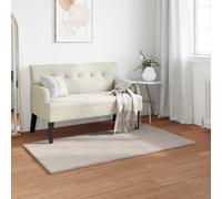 Rug Beige 80x150cm Faux Rabbit Fur Polyester Plush Anti-Slip Indoor Warm Cosy