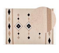 Rug BERDIK Multicolour 160 x 230 cm Cotton Kilim