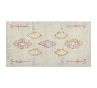 Rug BETTIAH Beige 80 x 150 cm Cotton