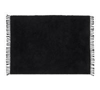 Beliani Rug BITLIS Black 140x200 cm Cotton, Black