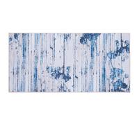 Beliani Modern Rug Burdur Blue 80 X 150 Cm