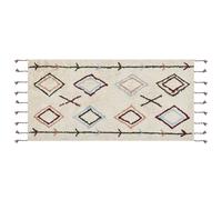 Rug CORUM Beige 80 x 150 cm Cotton