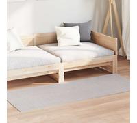 Rug Cream 200x80cm Polyester Rectangular Non-Slip Plush Washable Indoor/Outdoor