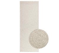 Rug Cream 80x200cm Polypropylene Jute-Look UV-Resistant EasyCare Indoor Outdoor